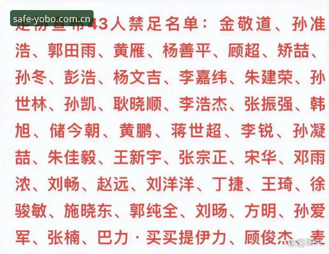 足协禁足名单终身vs5年：对比分析足球腐败治理与yobo体育赛事观察体验